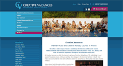 Desktop Screenshot of creativevacances.com